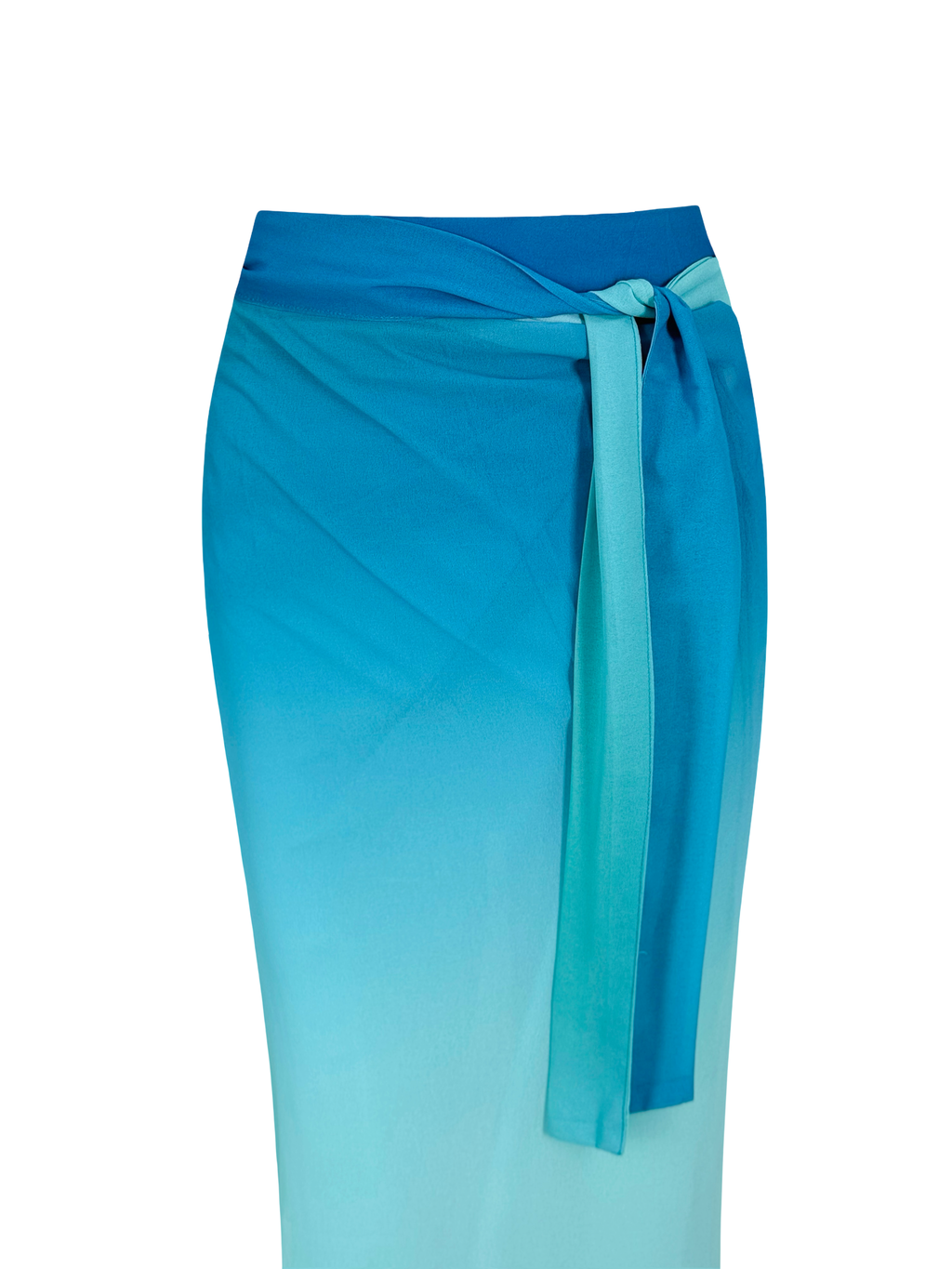 Aqua Skies Ruffled Cover up
