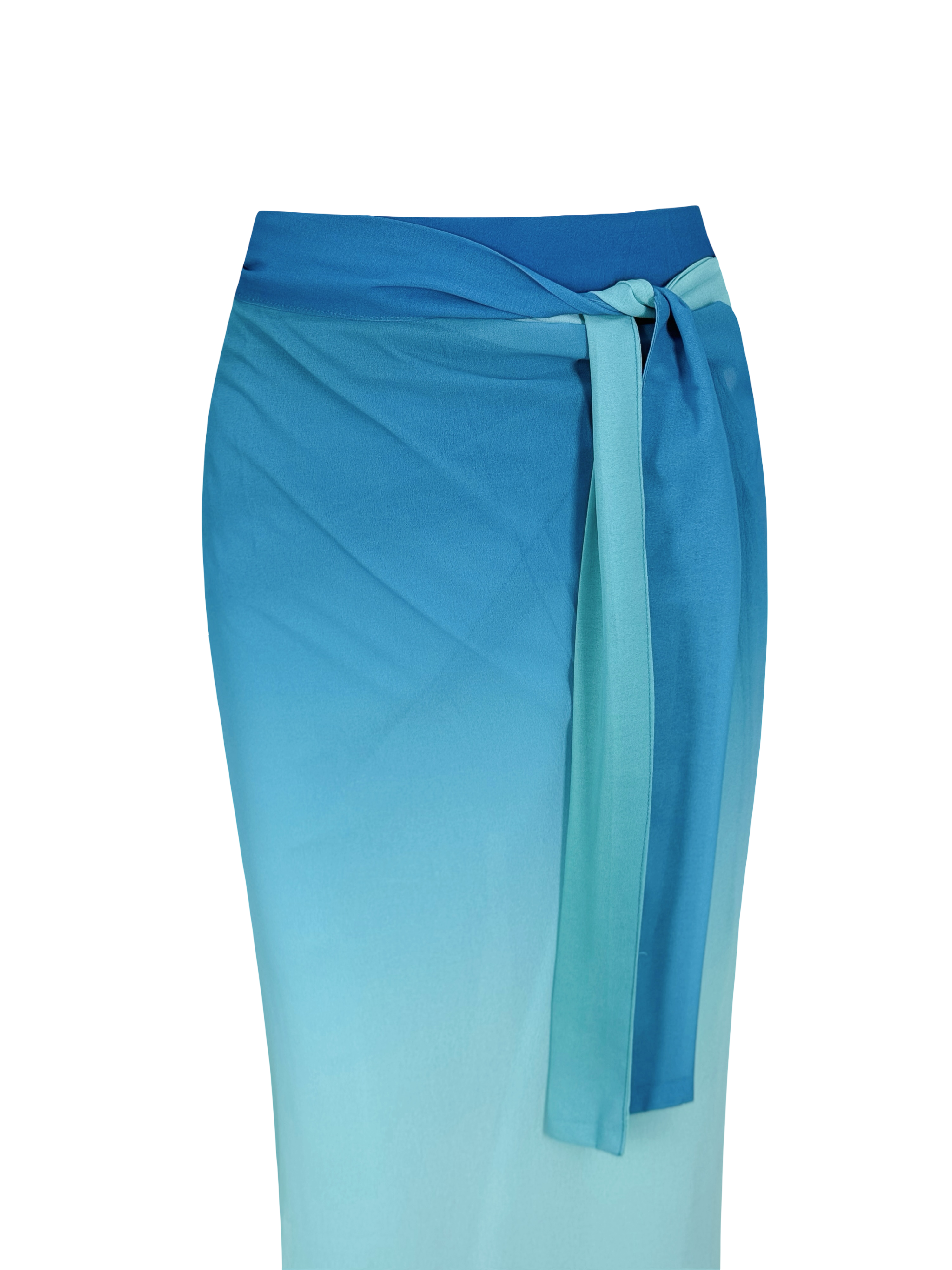 Aqua Skies Ruffled Cover up