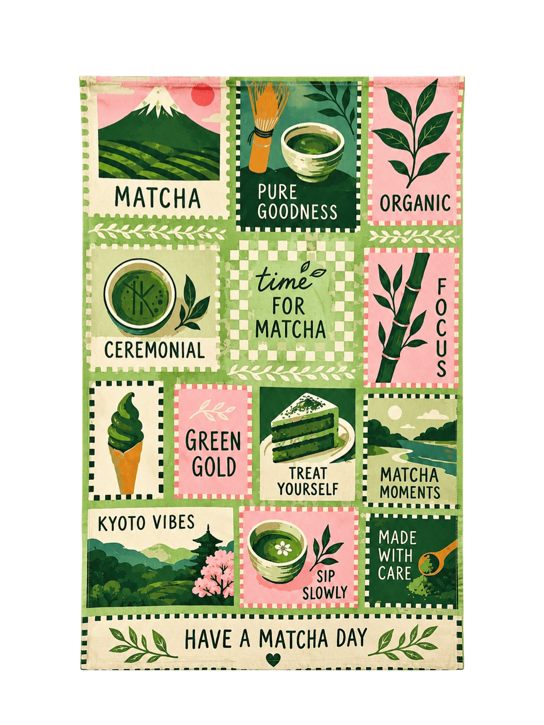 MicroFiber Towel Matcha Day