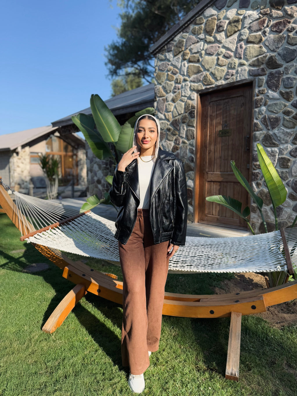 Motto leather Jacket