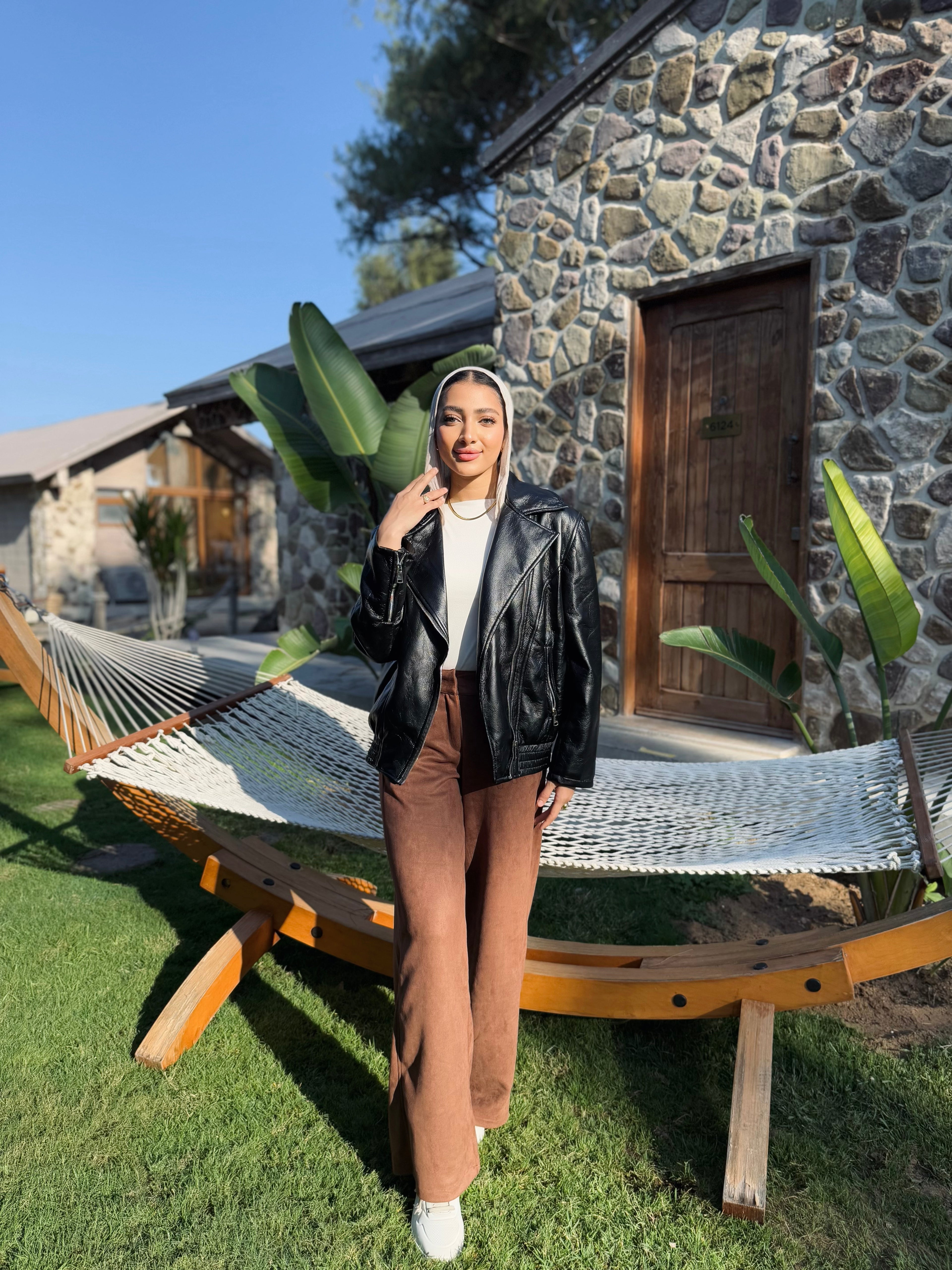 Motto leather Jacket