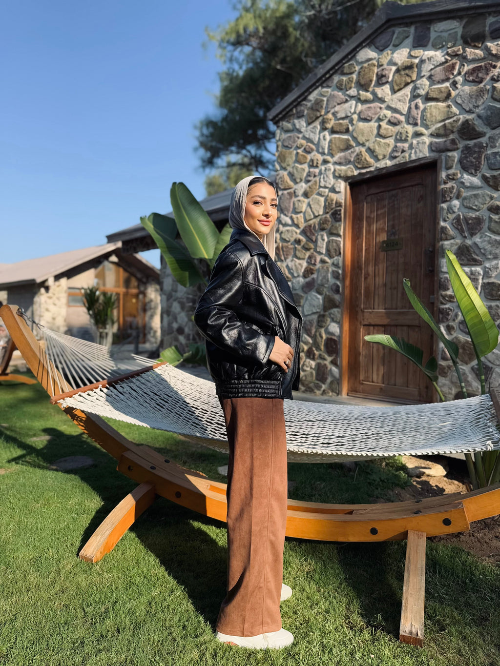 Motto leather Jacket