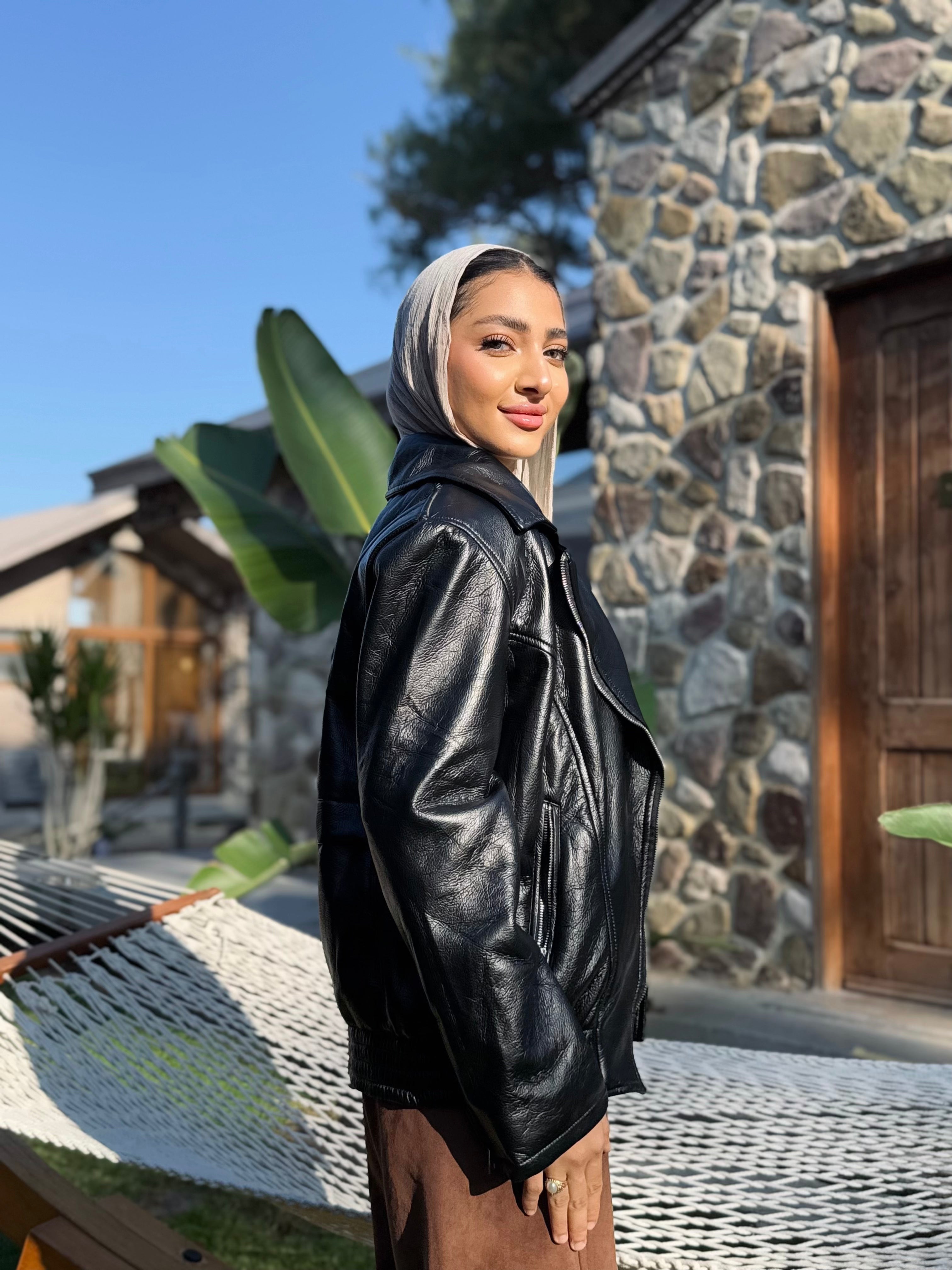 Motto leather Jacket