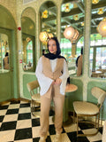 Classical Break Suit Pants Sand