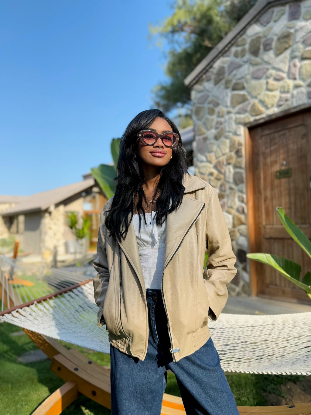 Motto leather Jacket