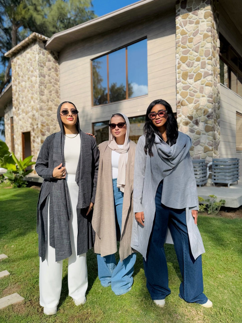 Scratched Foulard Coat