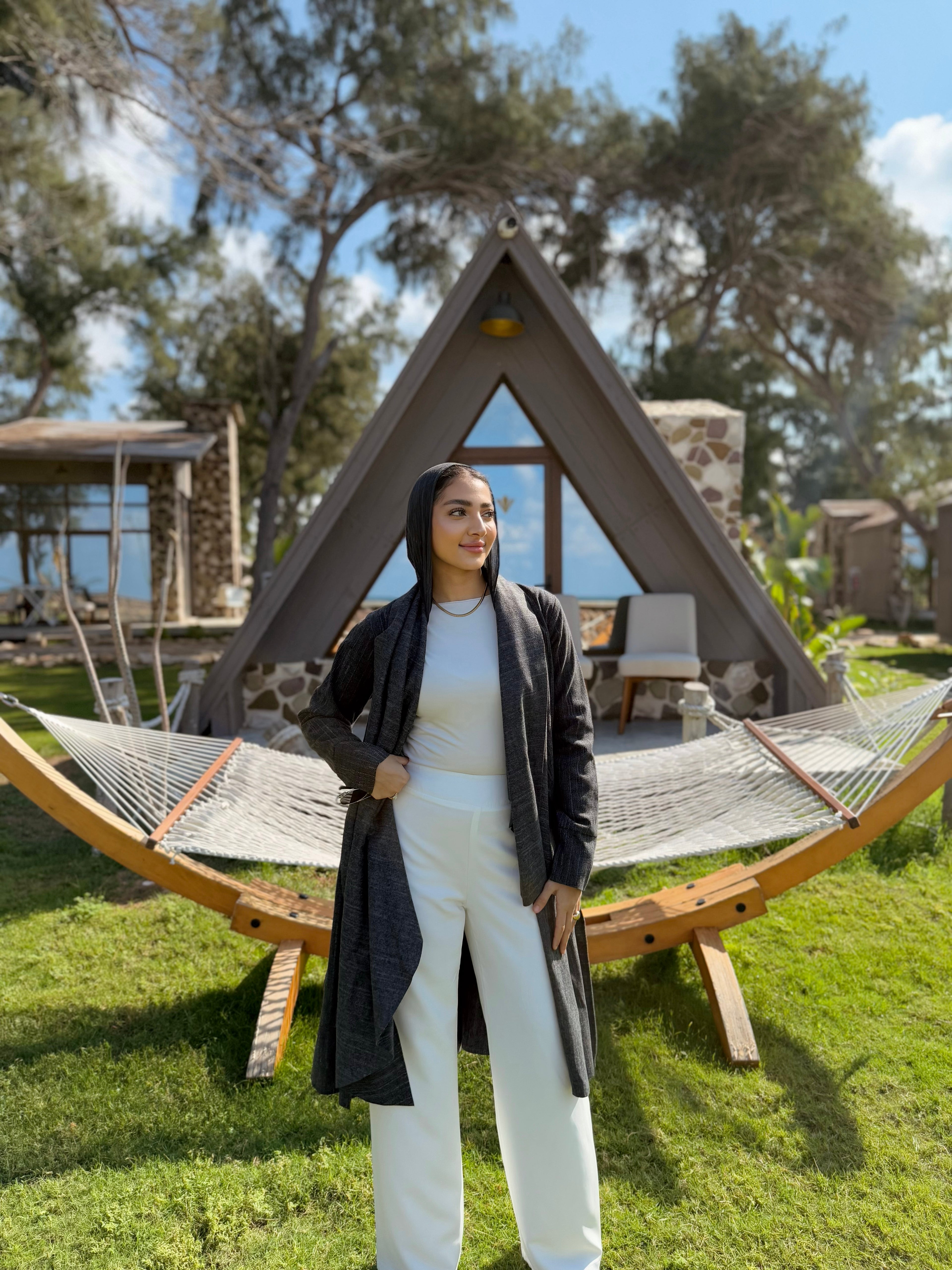 Scratched Foulard Coat