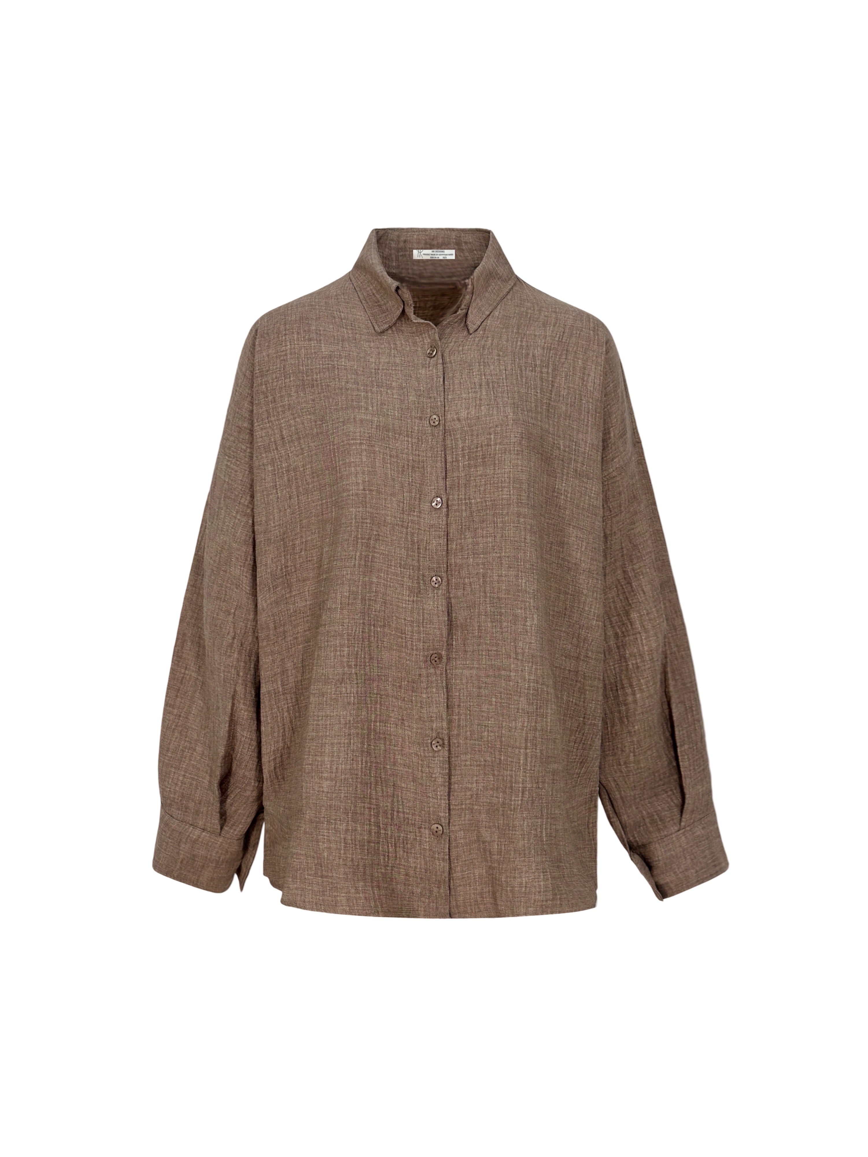 Soft Stripe Linen Set Shirt