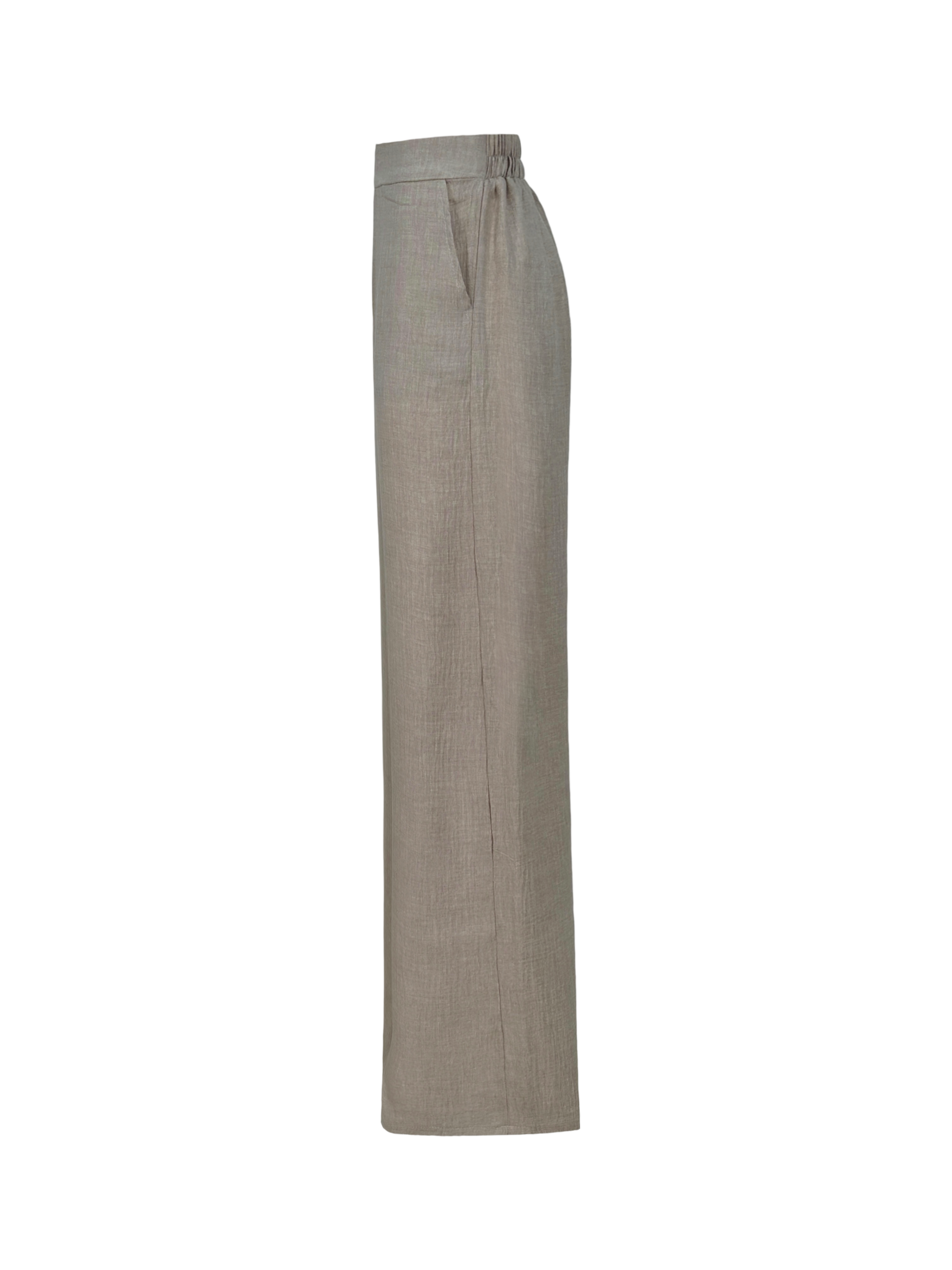 Soft Stripe Linen Set Pants