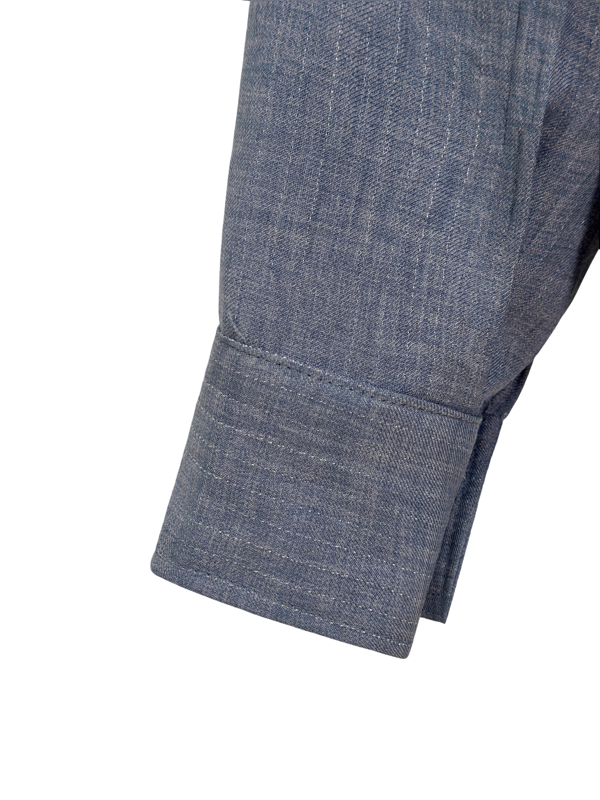 Soft Stripe Linen Set Shirt