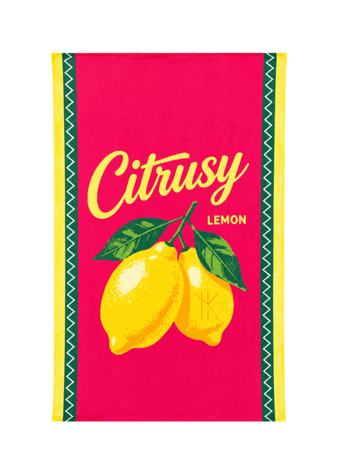 MicroFiber Towel Citrus Wave