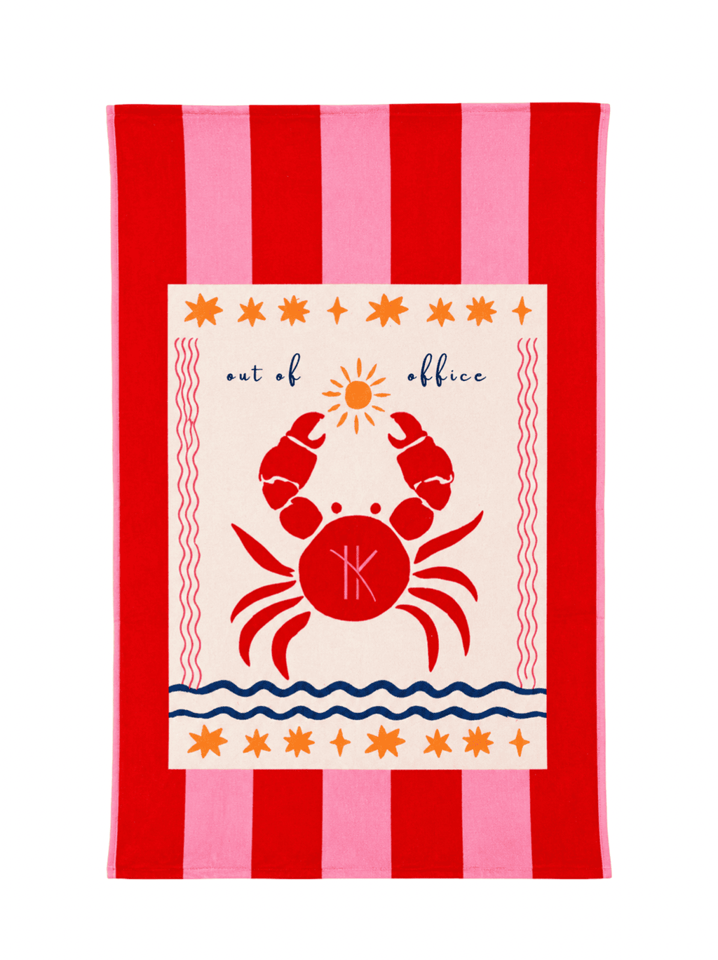 MicroFiber Towel Summer Crab