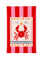 MicroFiber Towel Summer Crab