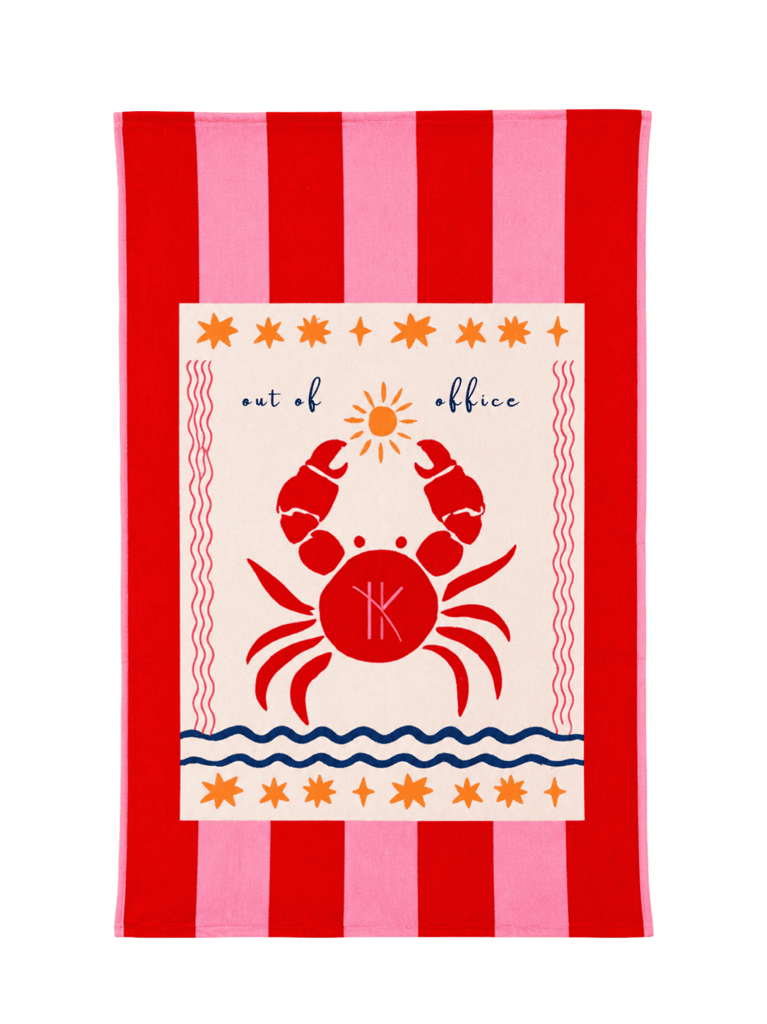 MicroFiber Towel Summer Crab