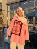 Pink Sardines Long T-Shirt