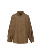 Soft Stripe Linen Set Shirt