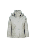 Leather Puffed Jacket