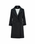 Stripy Wool Coat