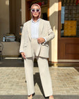 Casual Meeting Blazer Oatmeal