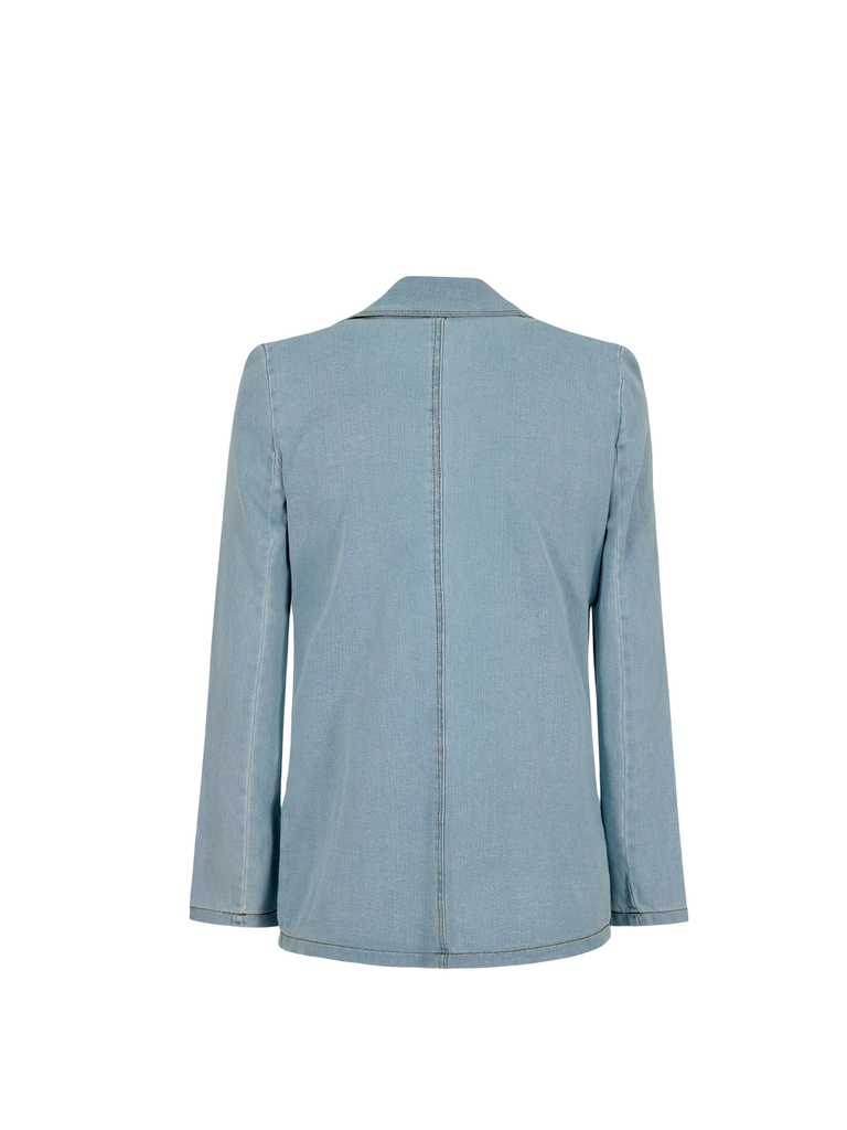 Lets Make it Formal Denim Blazer Ice