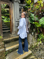 Hooded Shirt Cream