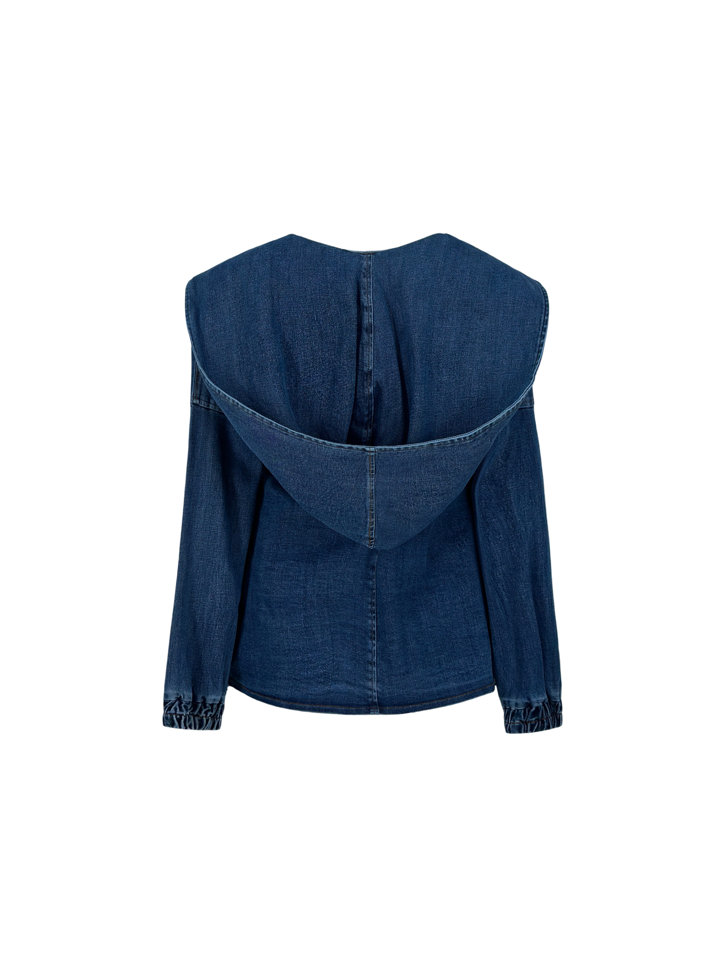 Hooded Denim Coat