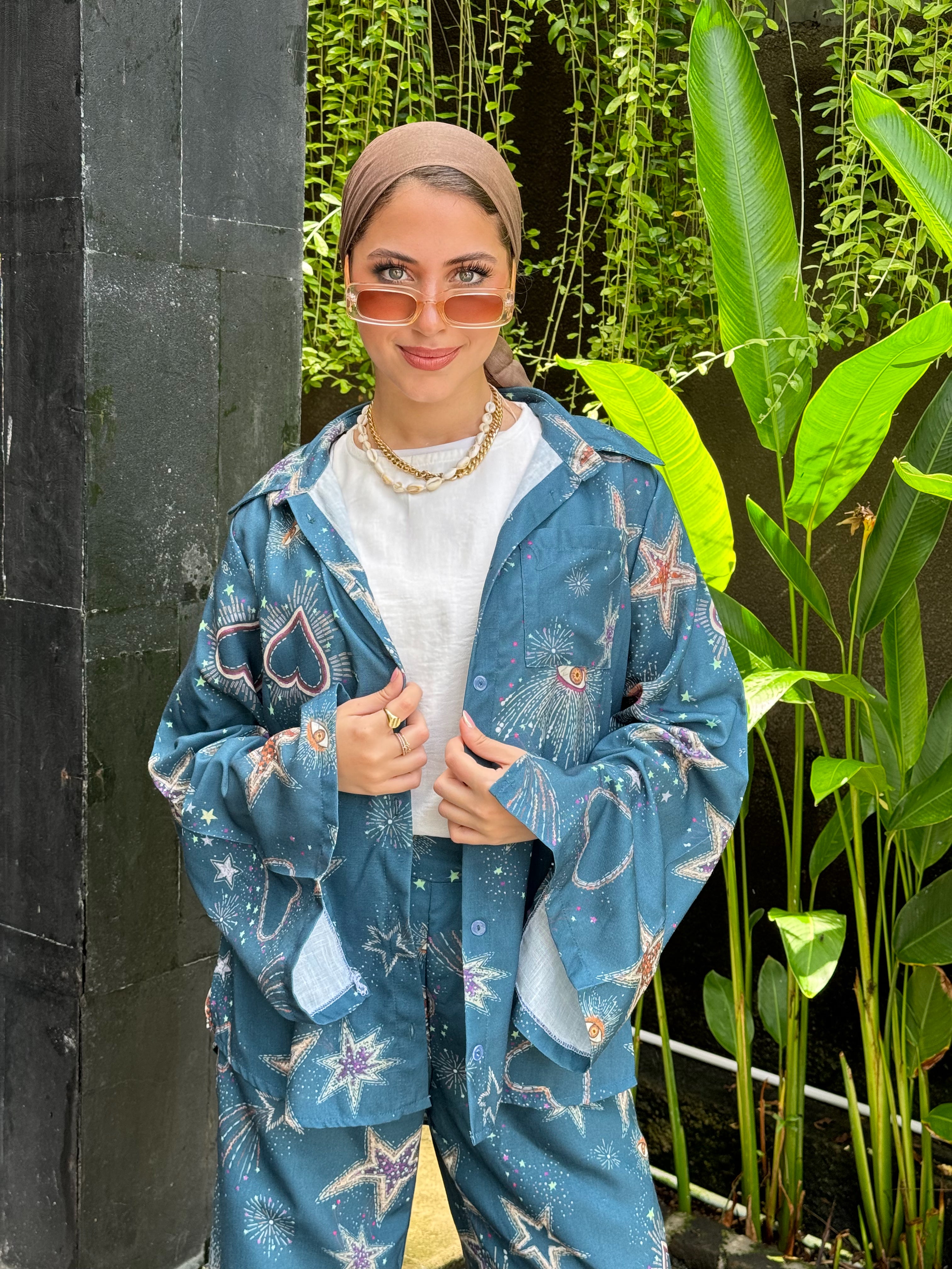 Stardust Linen Set Shirt