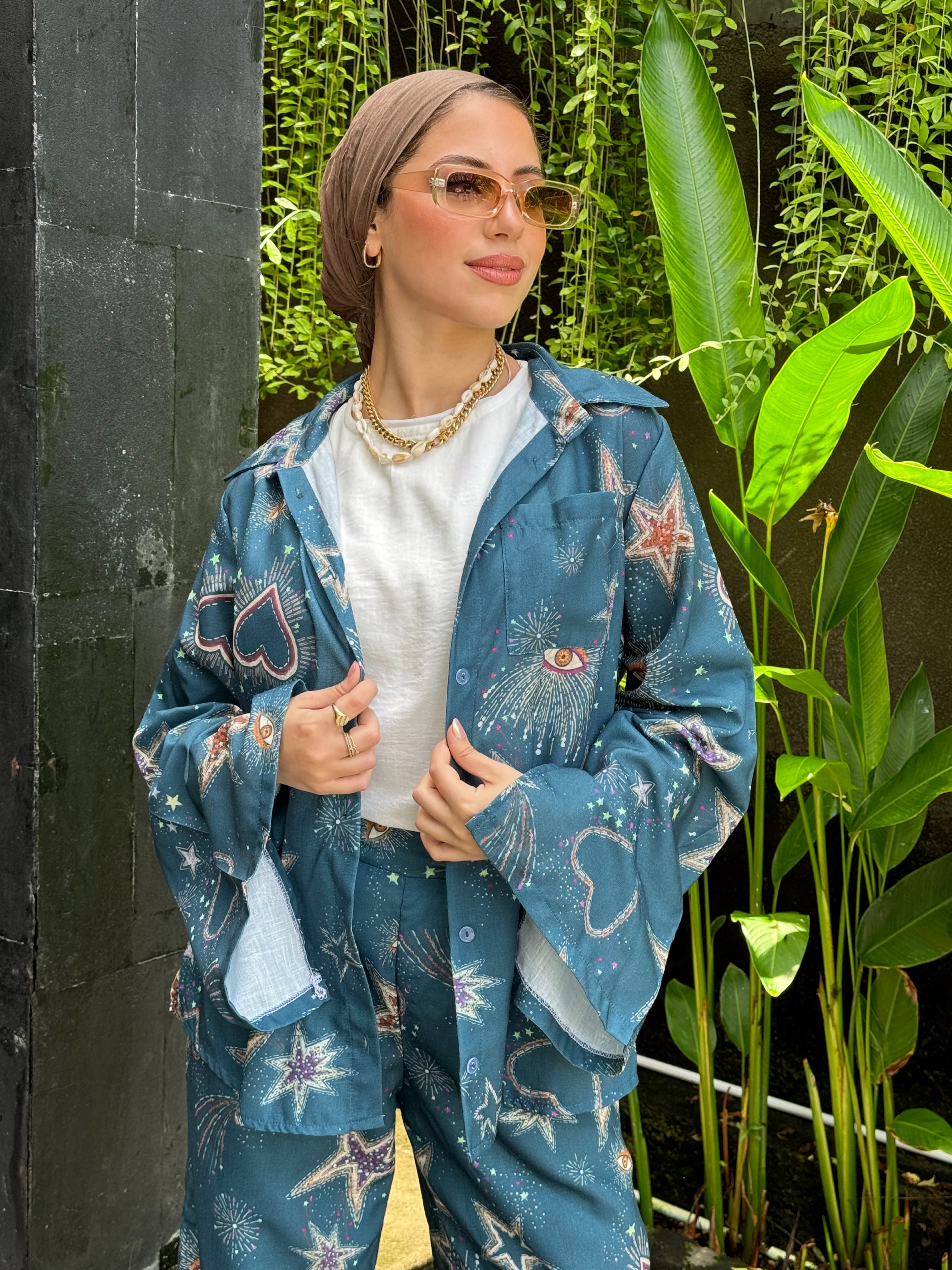 Stardust Linen Set Shirt