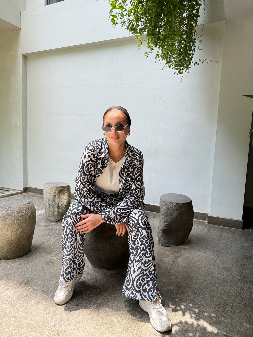 Dolce Cream Linen Set Pants