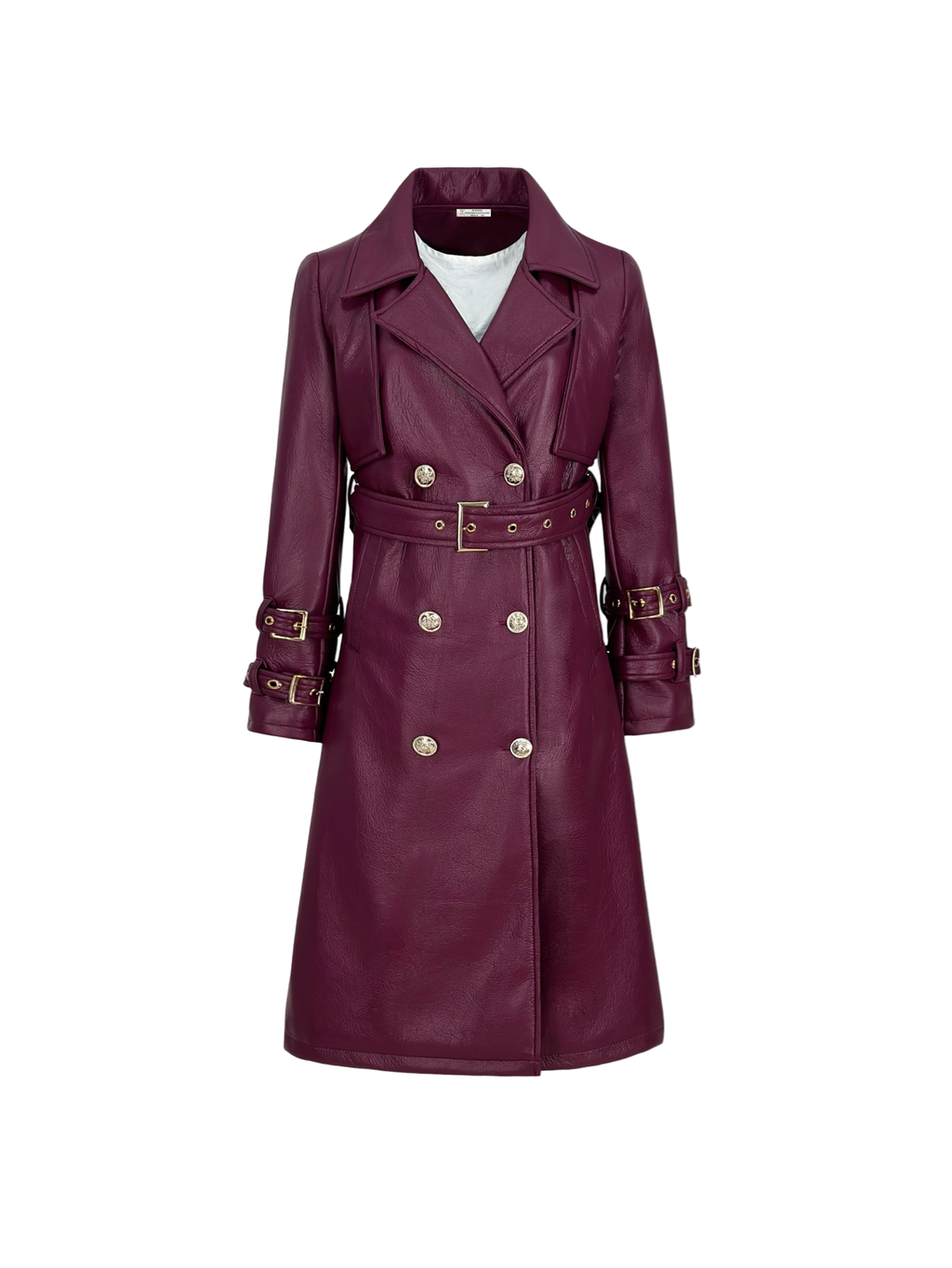 Leather Trench Coat