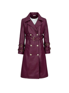 Leather Trench Coat