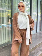 Embroidered Boho Set Kimono