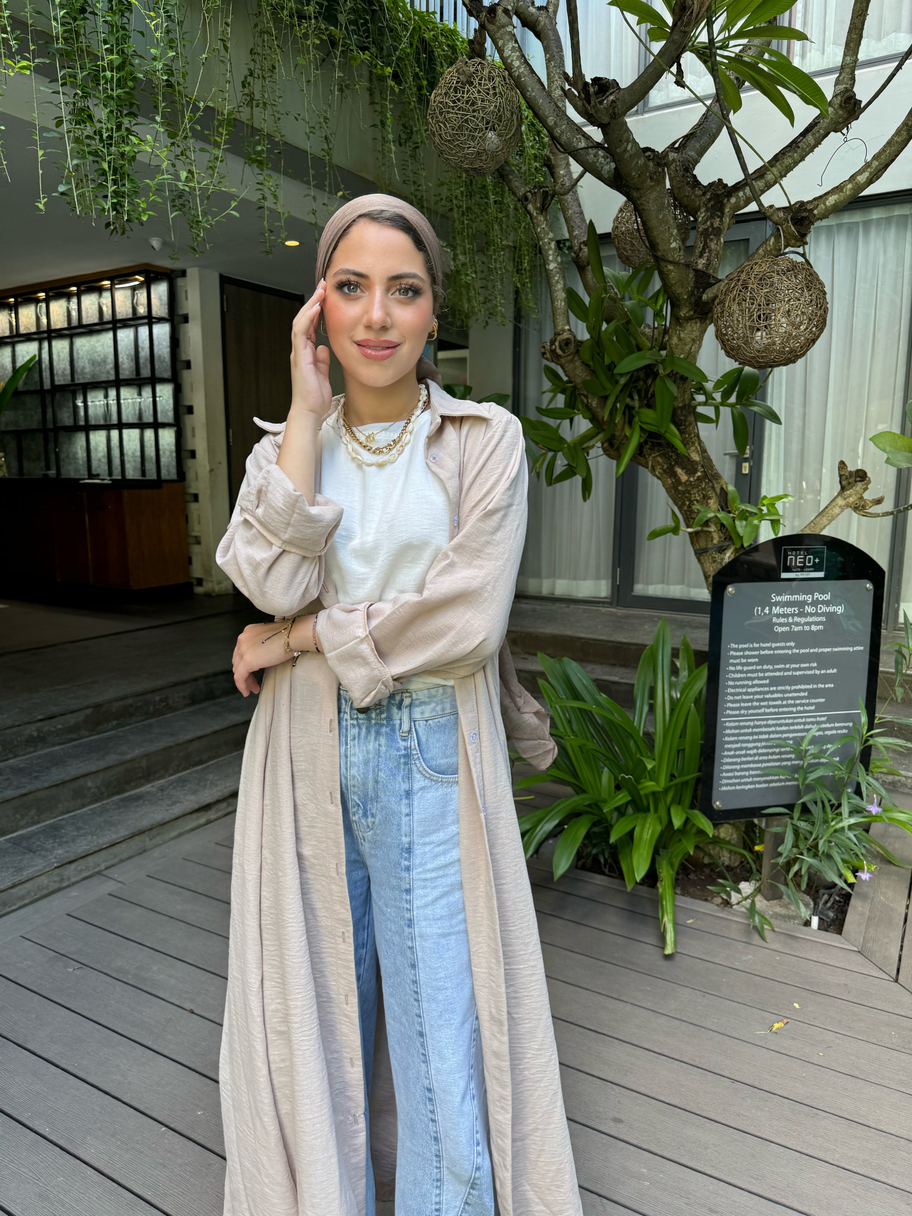 Basic Long Linen Shirt