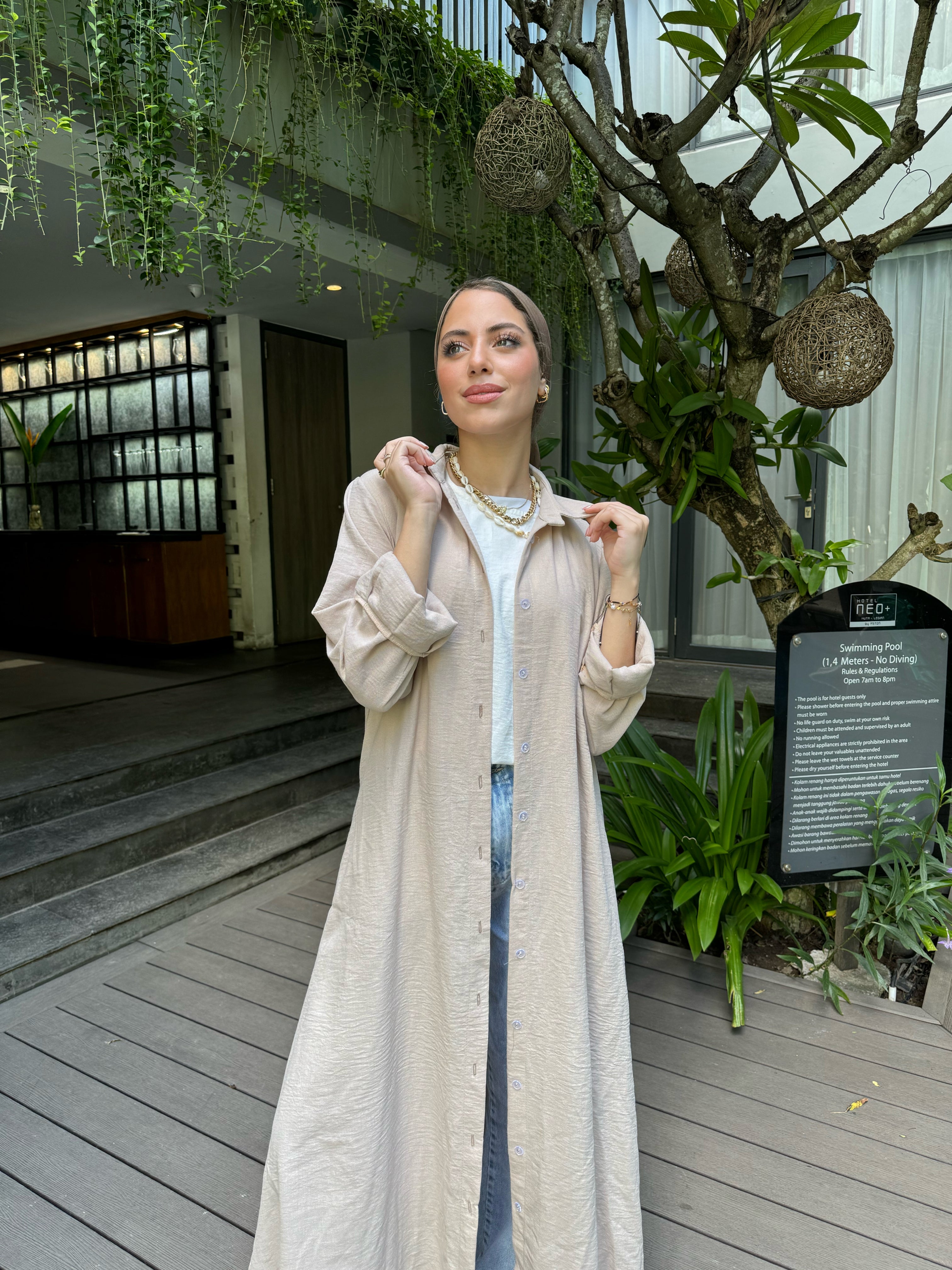 Basic Long Linen Shirt