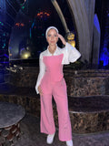 Glamorous Set Flare Pants Bubble Gum