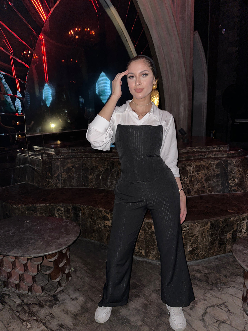 Glamorous Set Flare Pants Black