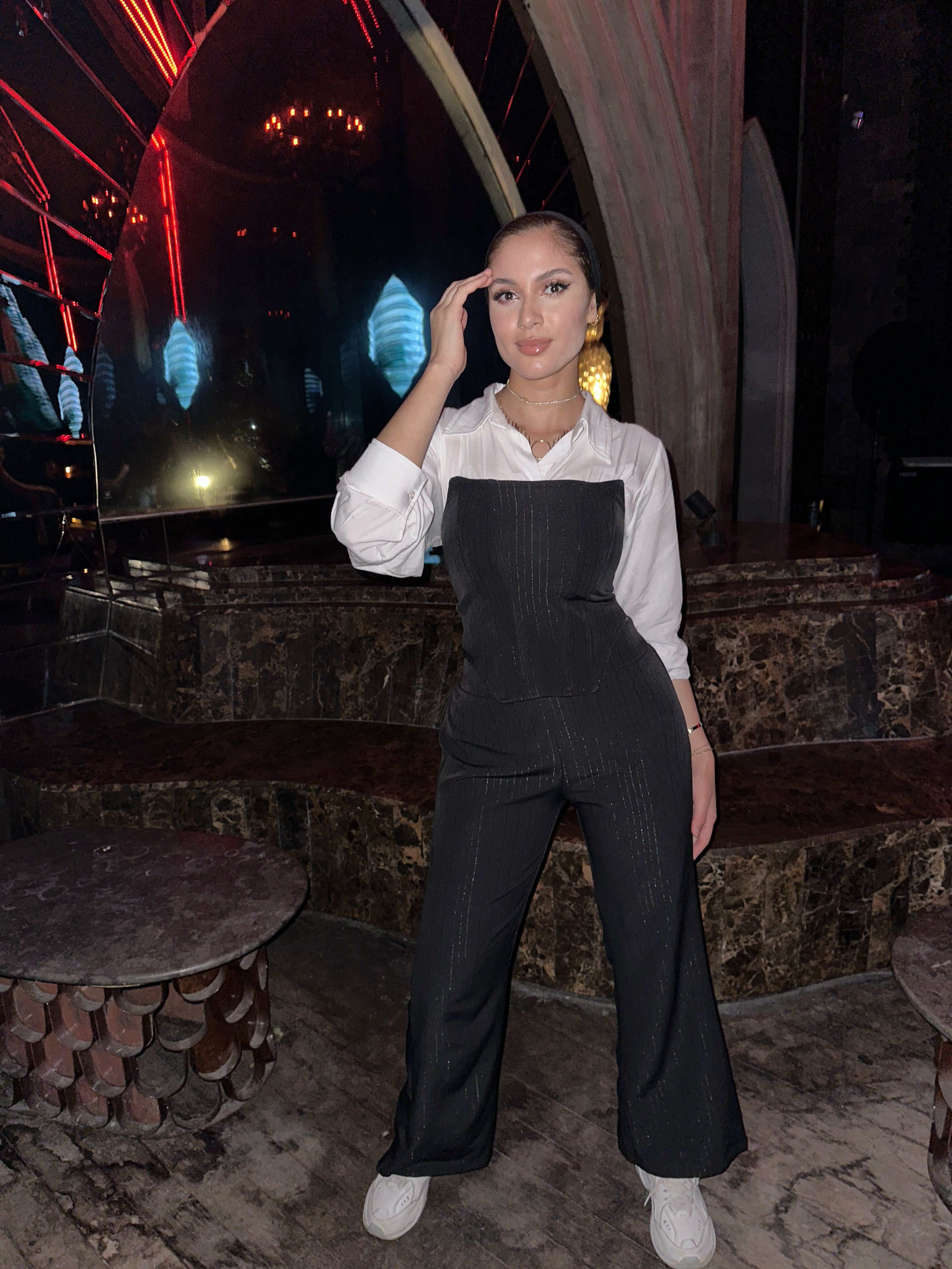 Glamorous Set Flare Pants Black
