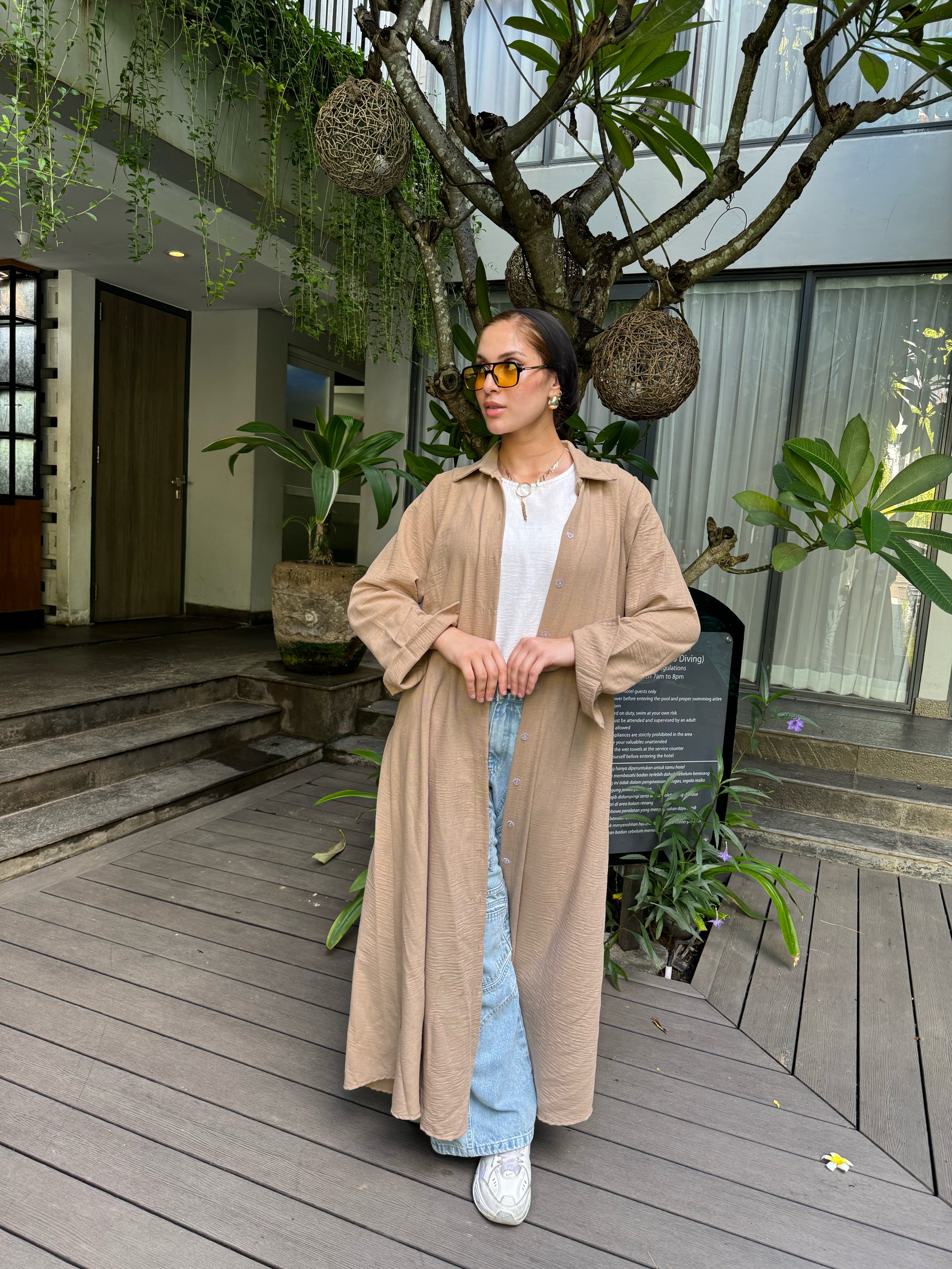 Basic Long Linen Shirt