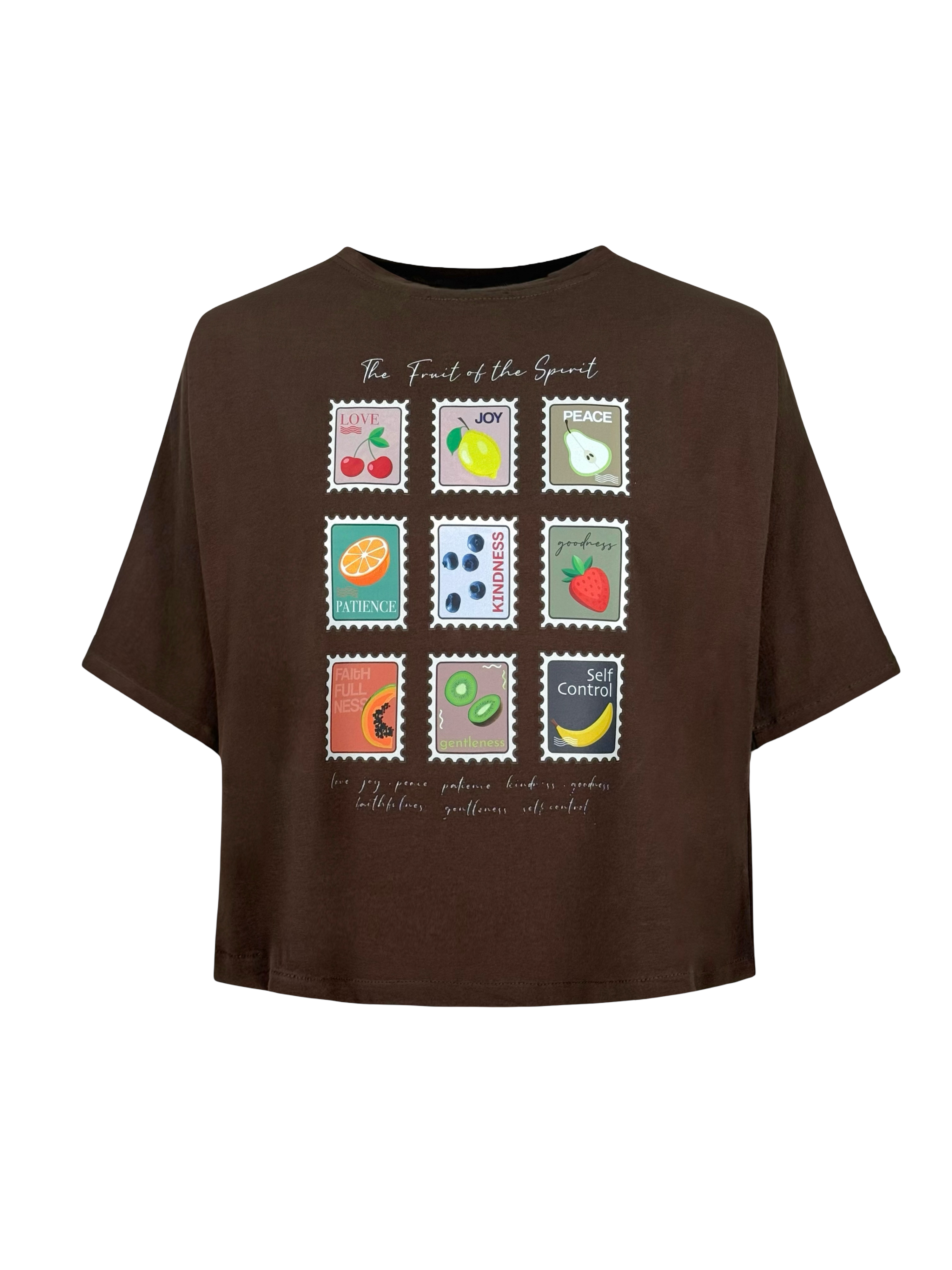 Choco Stamps Half T-Shirt