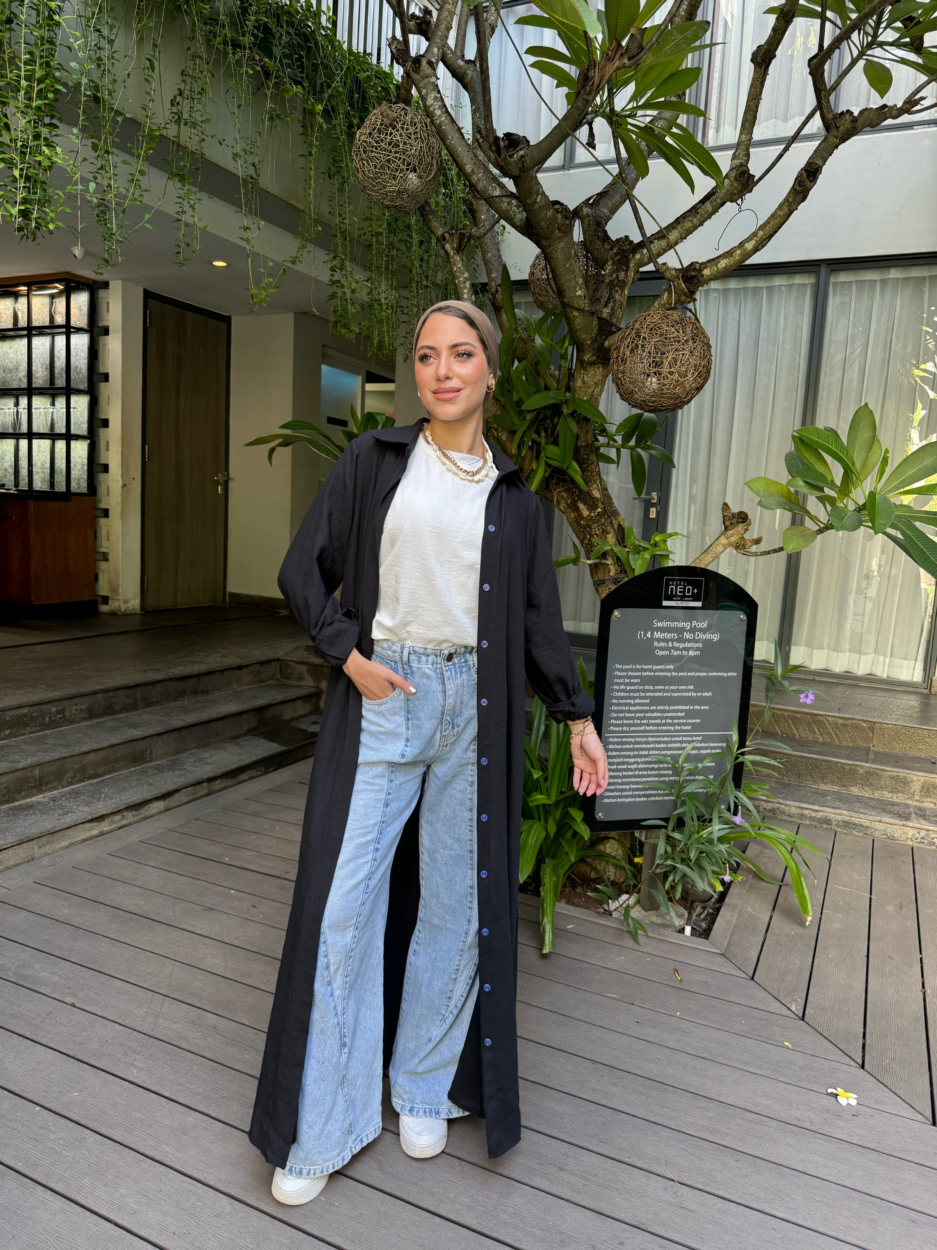 Basic Long Linen Shirt