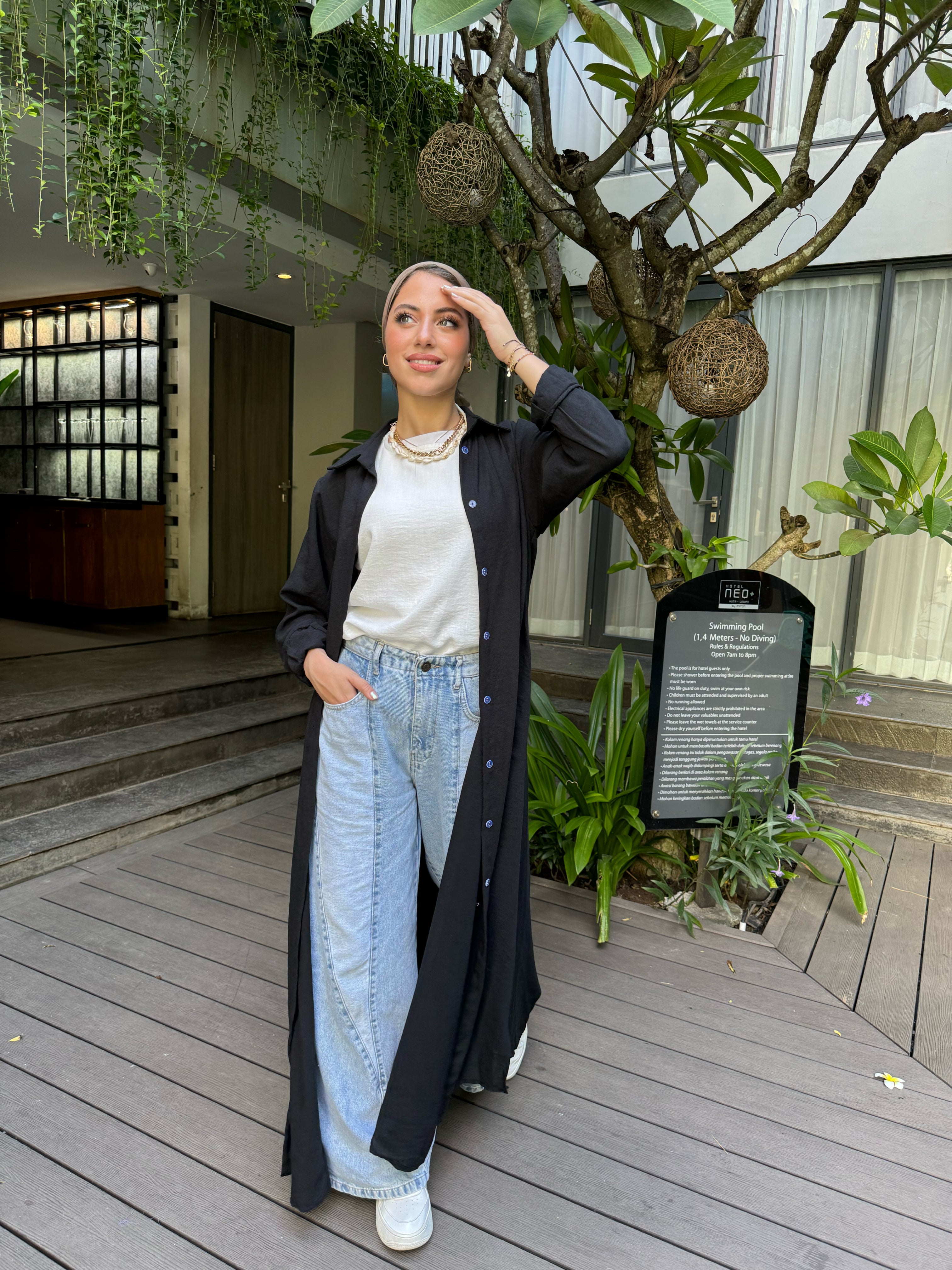 Basic Long Linen Shirt