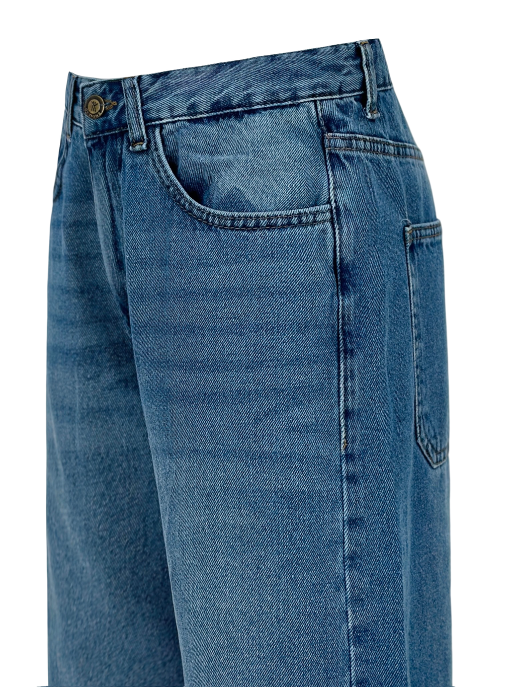 Baggy Balloon Denim Pants