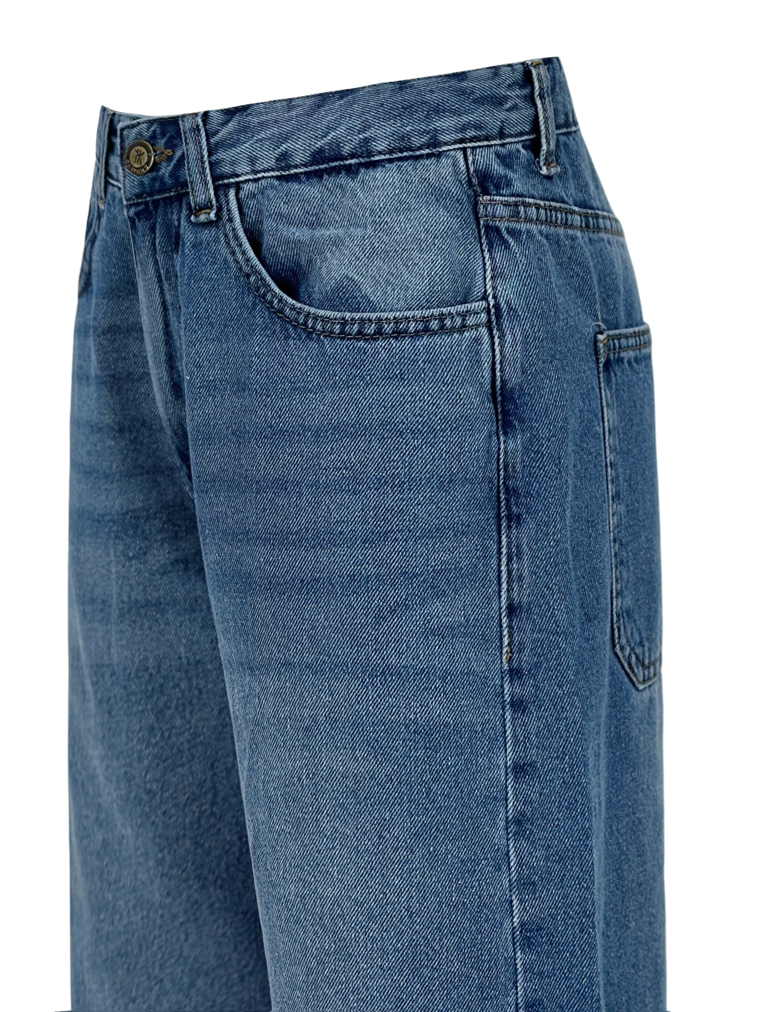 Baggy Balloon Denim Pants