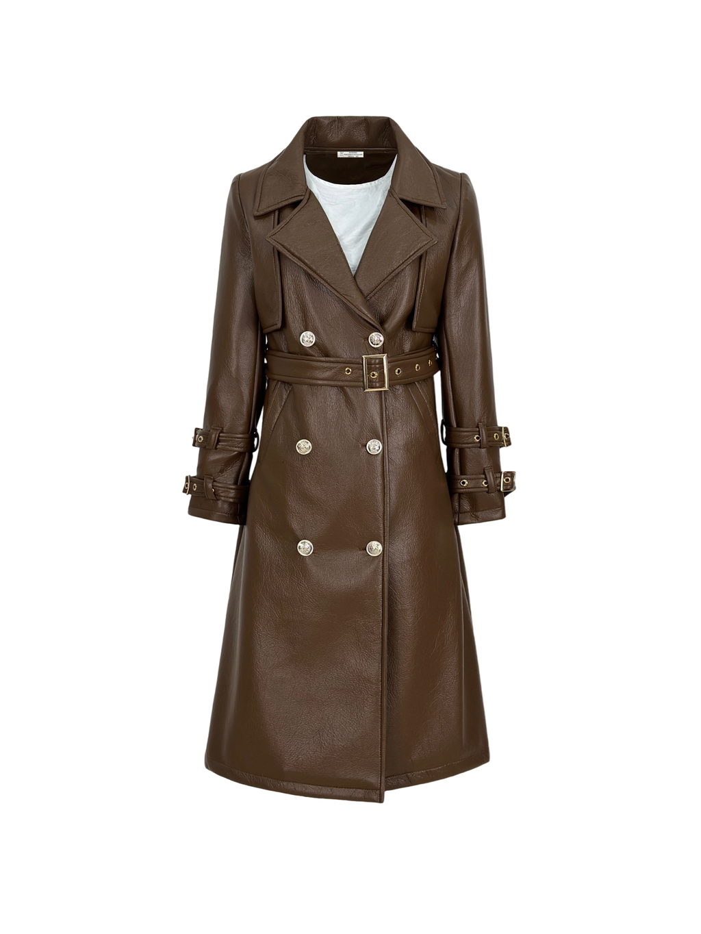 Leather Trench Coat