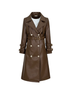 Leather Trench Coat