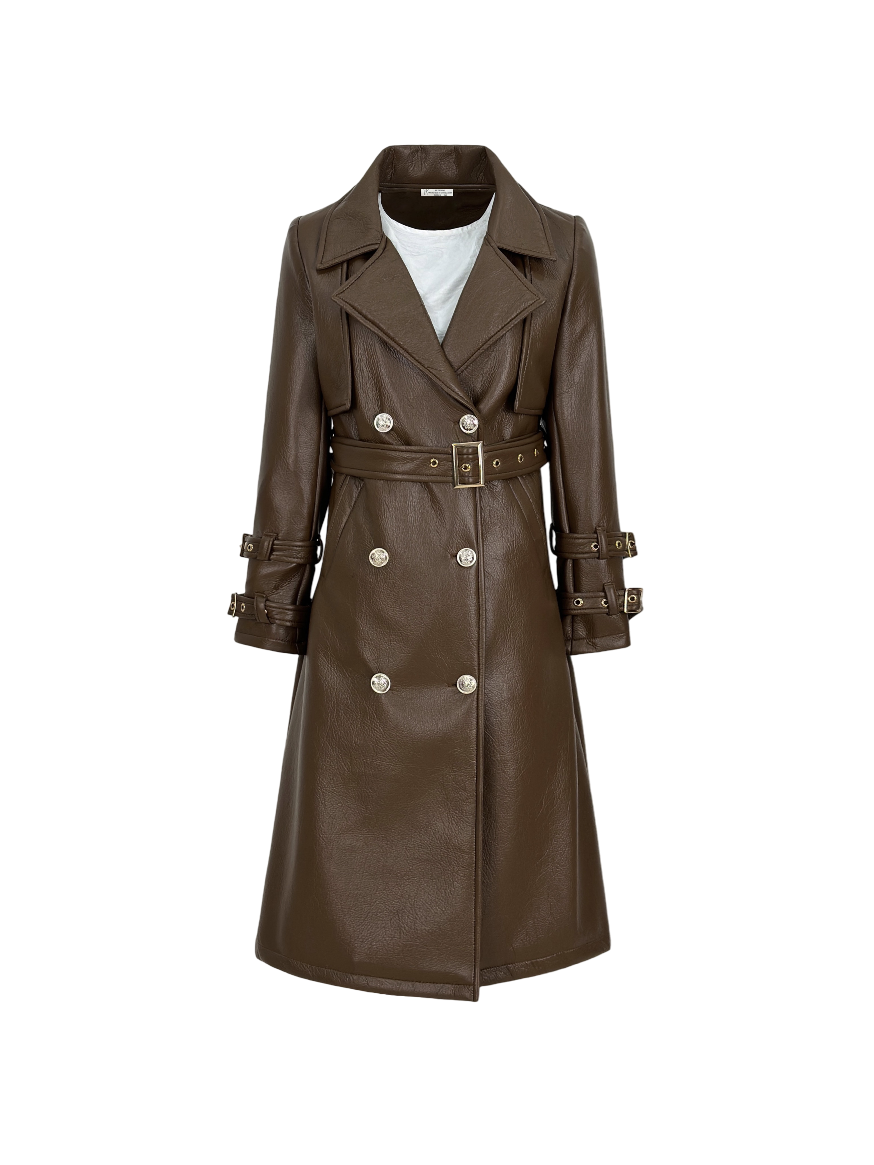 Leather Trench Coat