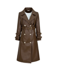 Leather Trench Coat