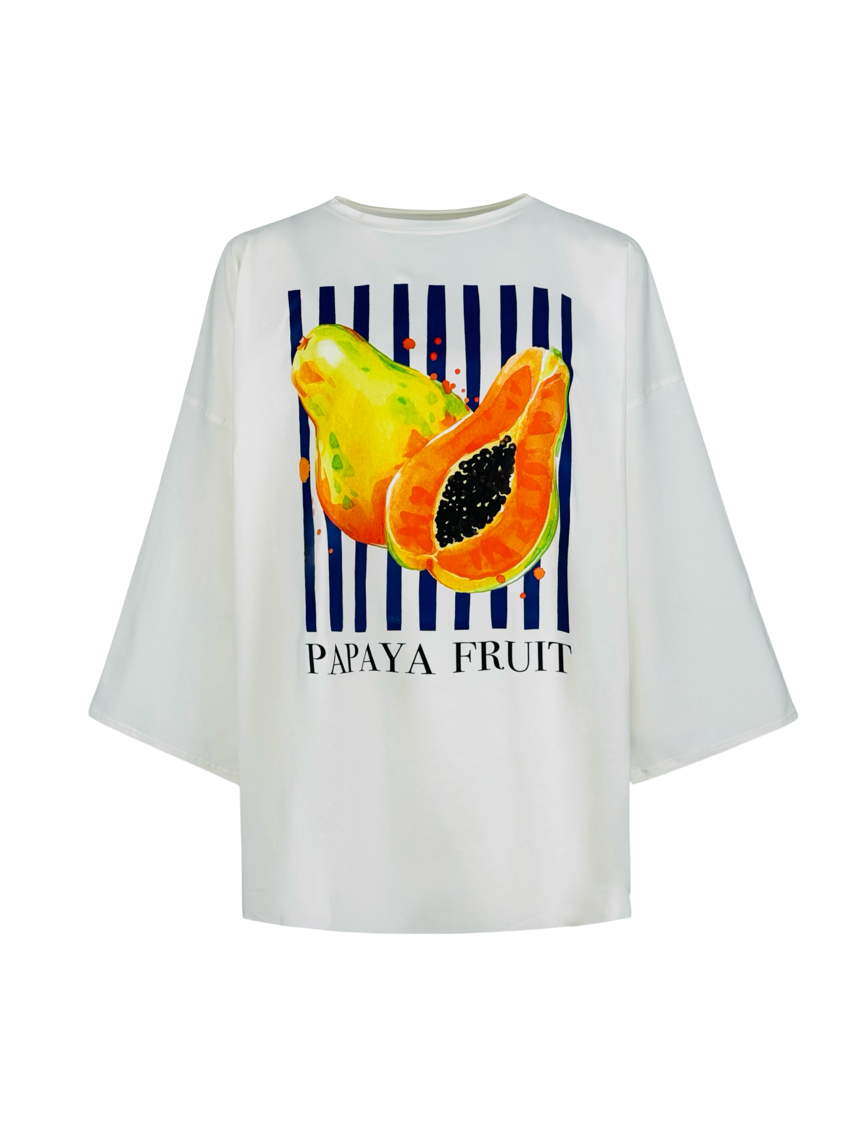 Papaya Cream Long T-Shirt