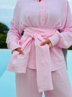 Wrap Comfy Set Shirt