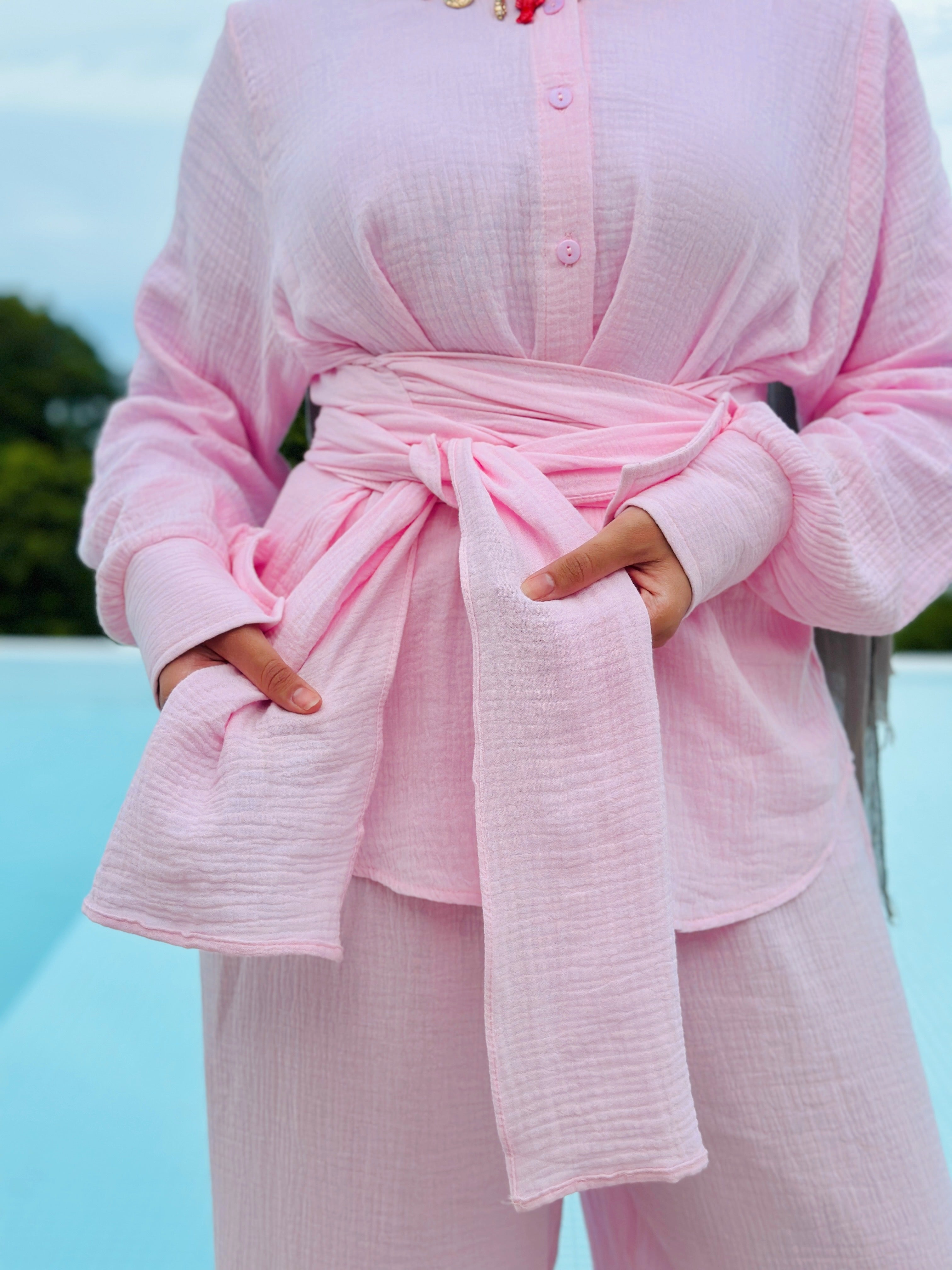 Wrap Comfy Set Shirt
